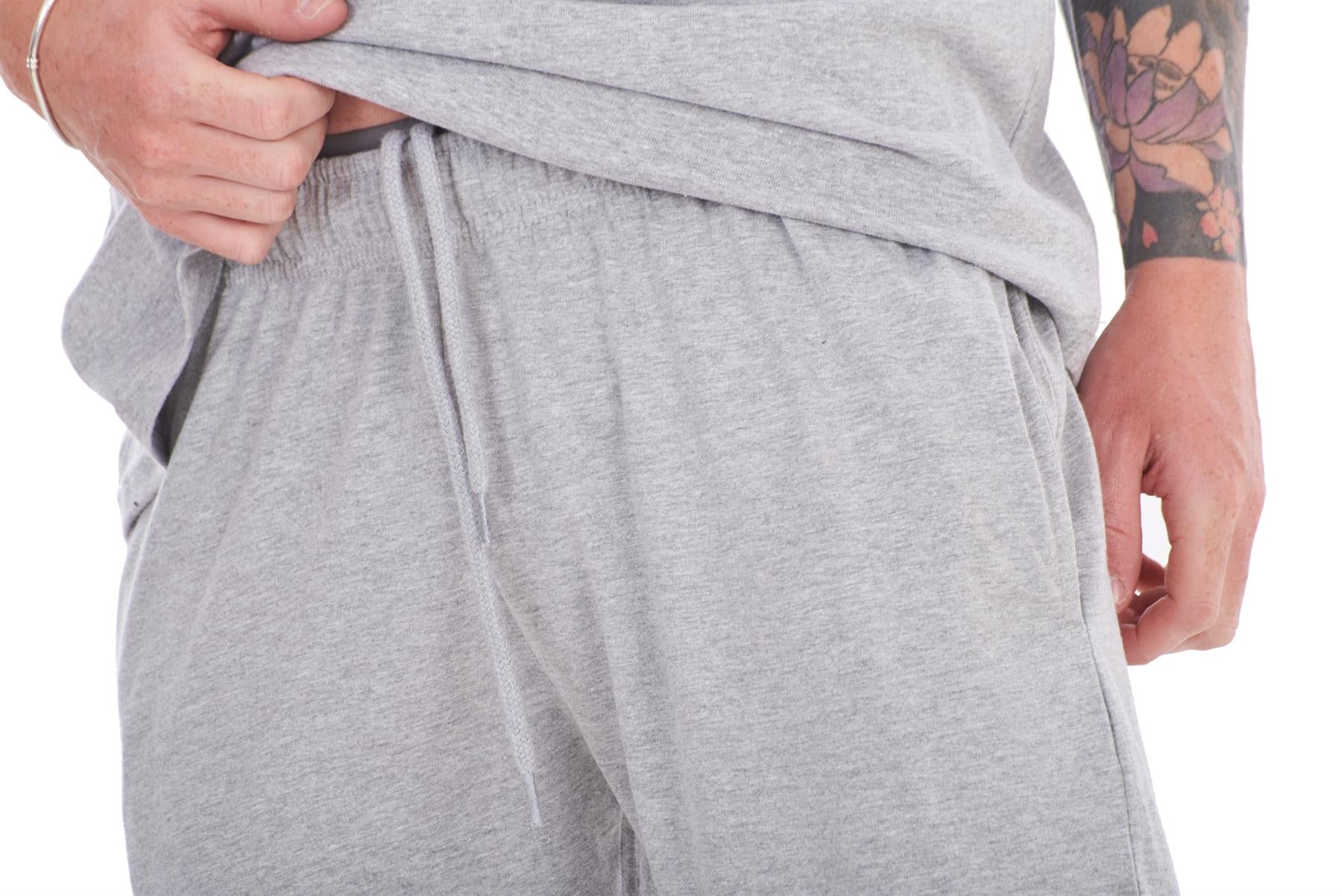 Pyjama Set Shorts Cotton Jersey Round Neck Loungewear Striped T-Shirt Nightwear