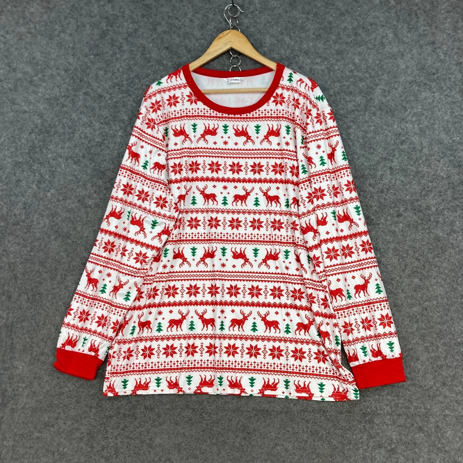 Unbranded Christmas Pyjamas Mens Size 2XL Two Piece Shirt Pants 10303