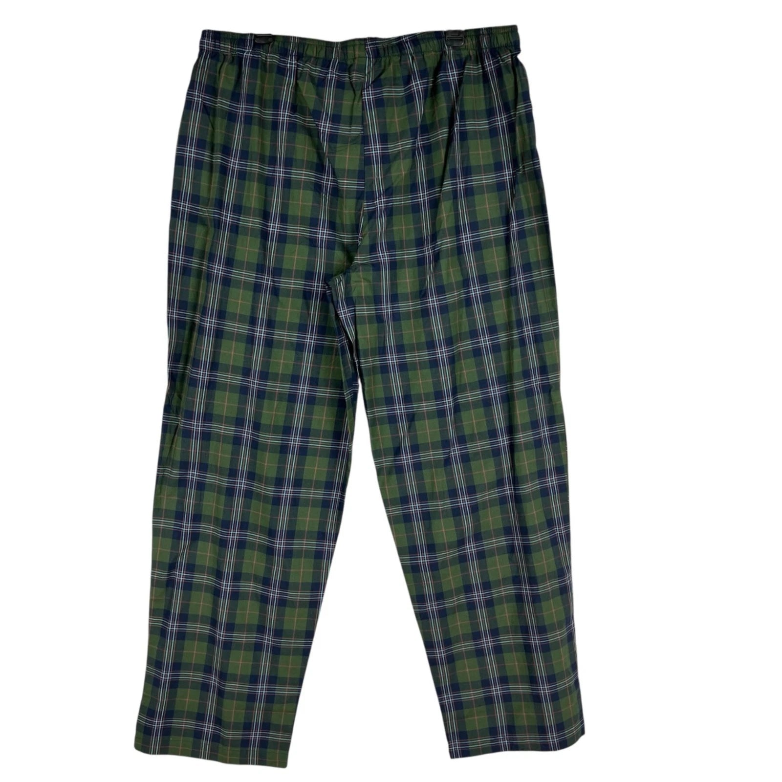 Stafford Men's Regular Fit Olive Plaid 2 Pieces Sleepwear Set Size XL Olive NWT