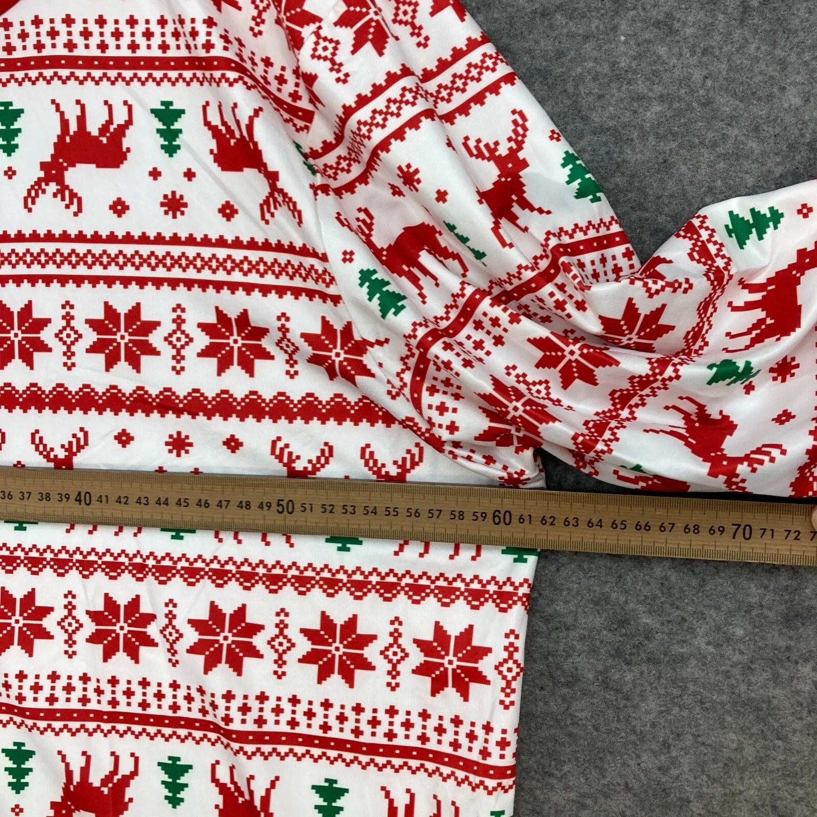 Unbranded Christmas Pyjamas Mens Size 2XL Two Piece Shirt Pants 10303