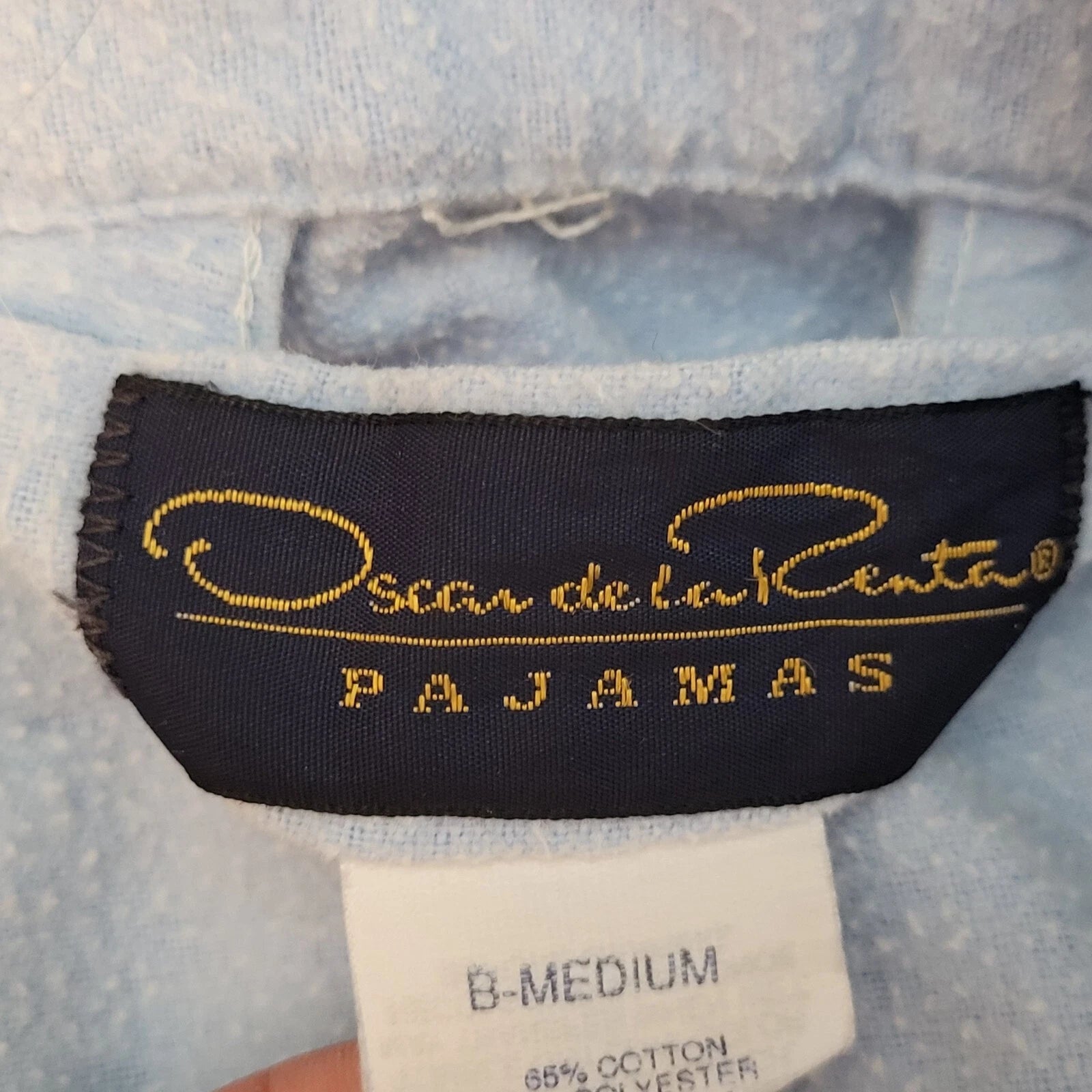 Vintage Pajamas Lot Mens Oscar De La Renta 4 Sets Tops Bottoms Medium