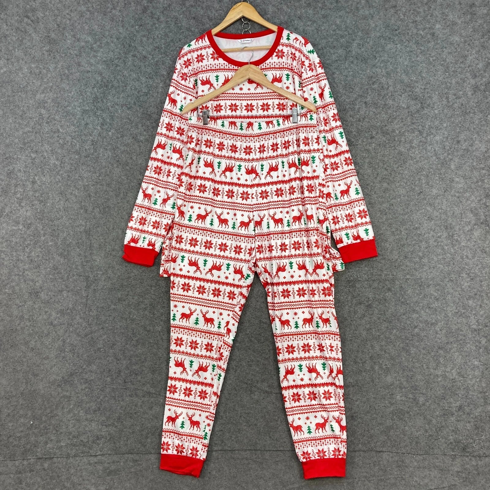 Unbranded Christmas Pyjamas Mens Size 2XL Two Piece Shirt Pants 10303