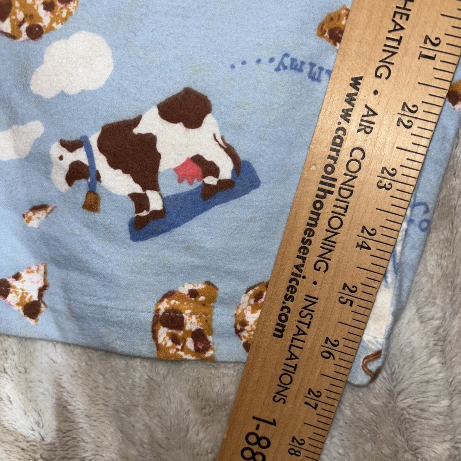 Vintage 90’s ESLEEP Pajamas Set Sz XL Cows Milk Cookies New Pants Top Loungewear