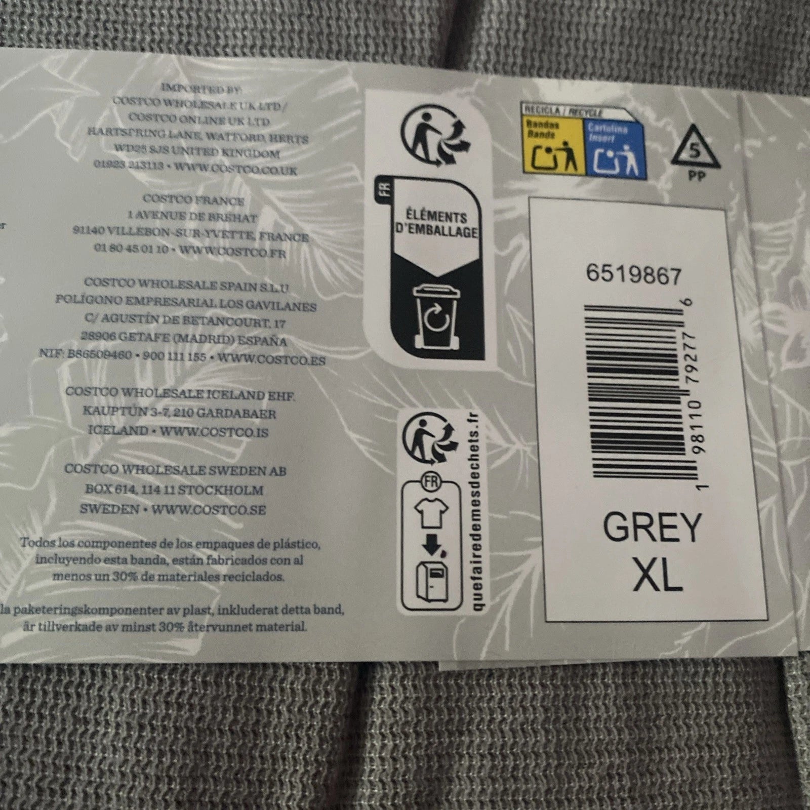 Tommy Bahama Mens T-shirt & shorts set XL Grey Extra Large Pj’s Lounge Sets