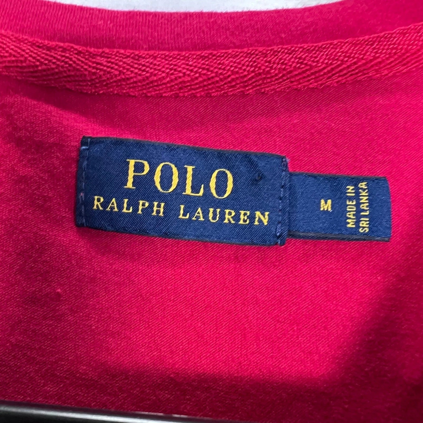 Polo Ralph Lauren Bear Pajama Set Mens Medium Red Long Sleeve lounge Sleepwear