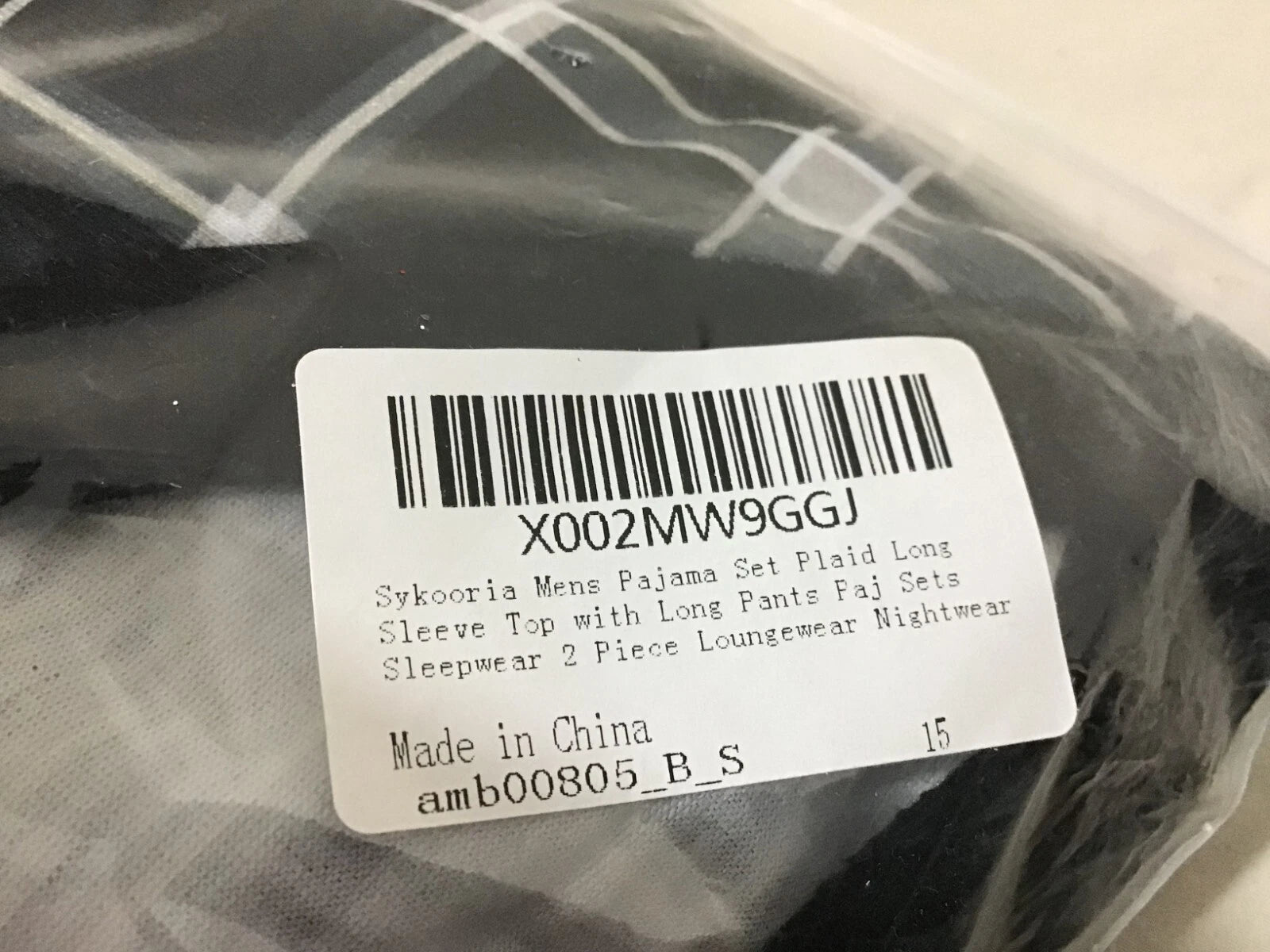 Sykooria Mens Pajamas Set Cotton Pajamas Long Sleeve Soft S