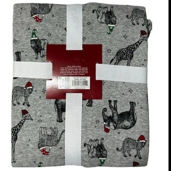 Wonderland Men's Animal Holiday PJ 2- Piece Sleep Set Size Small NWT