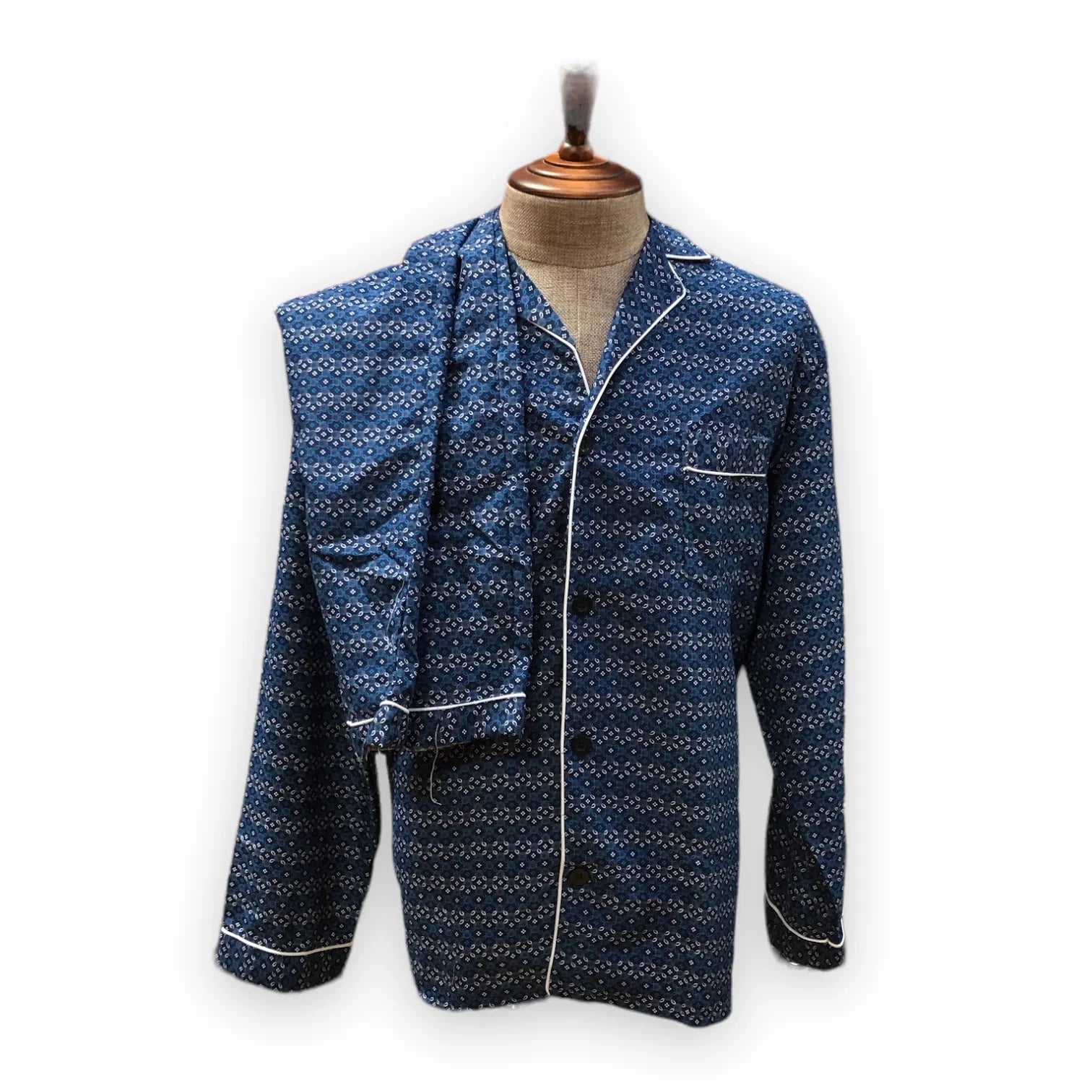 SERGIO LOUIS - Men's Two-Piece Microfibre Pajama Set with Matching Bottoms