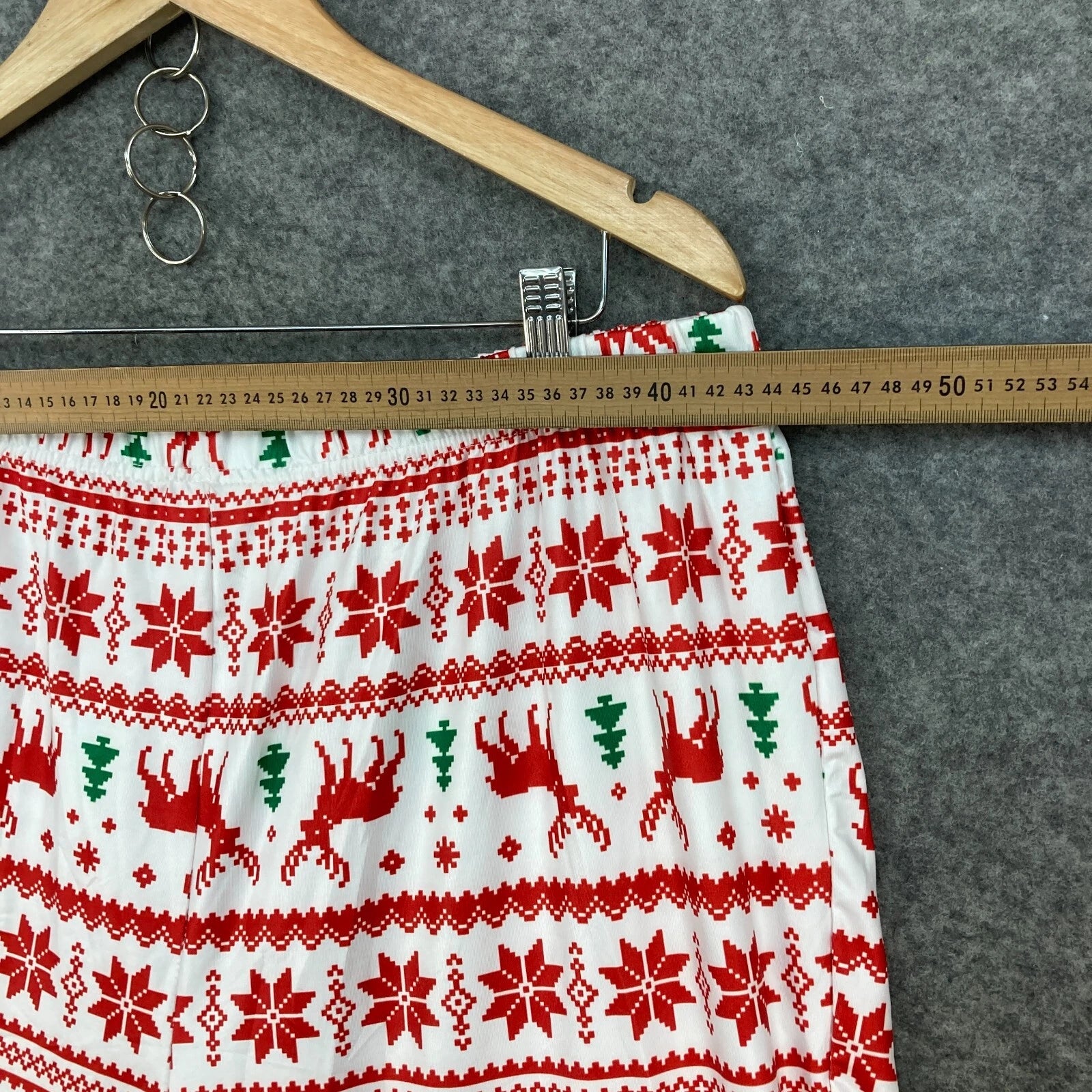 Unbranded Christmas Pyjamas Mens Size 2XL Two Piece Shirt Pants 10303