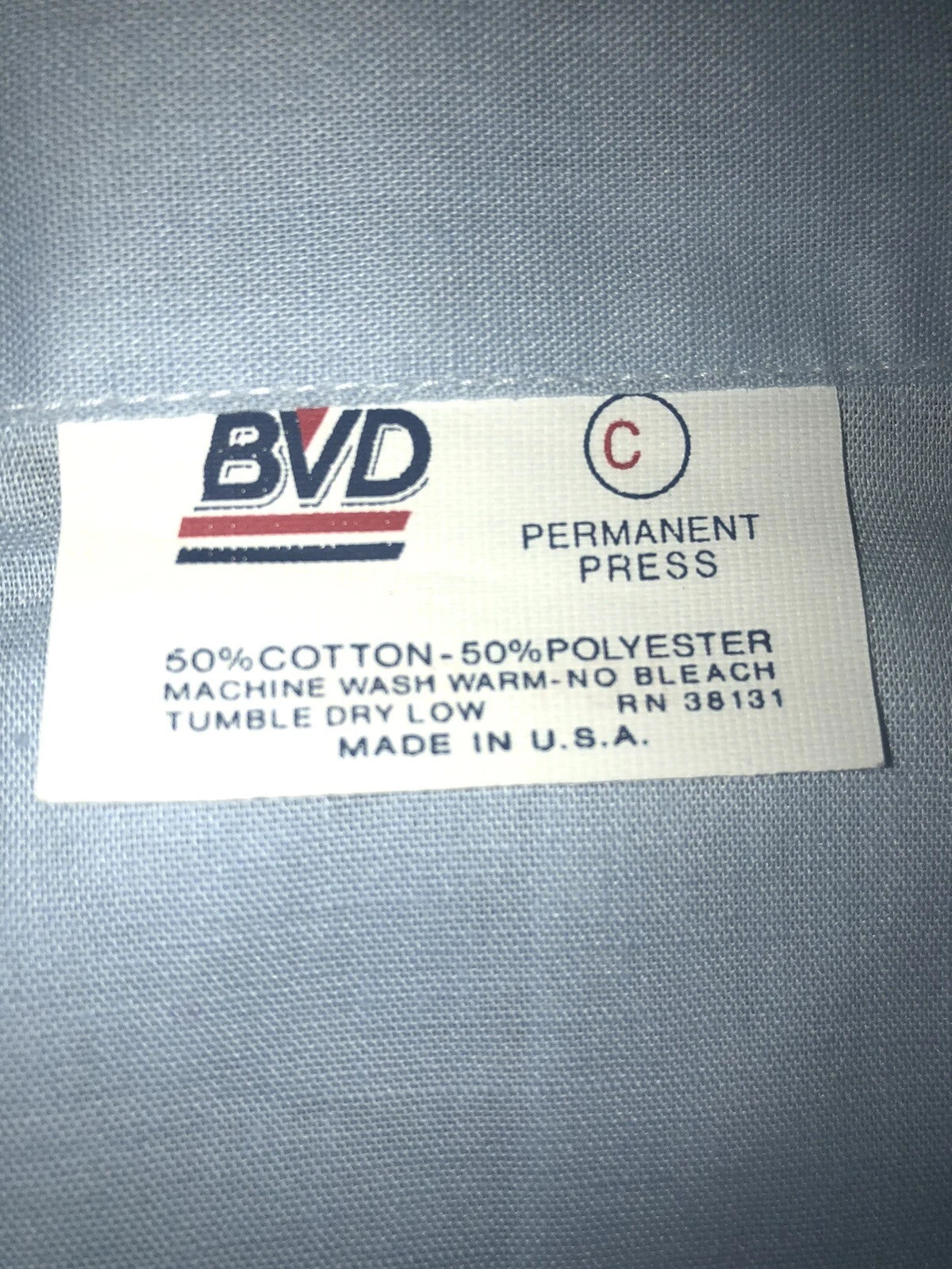 Vintage BVD Men's Pajama Set. NEW, Size C (Large) Adjustable Waist, Open Package