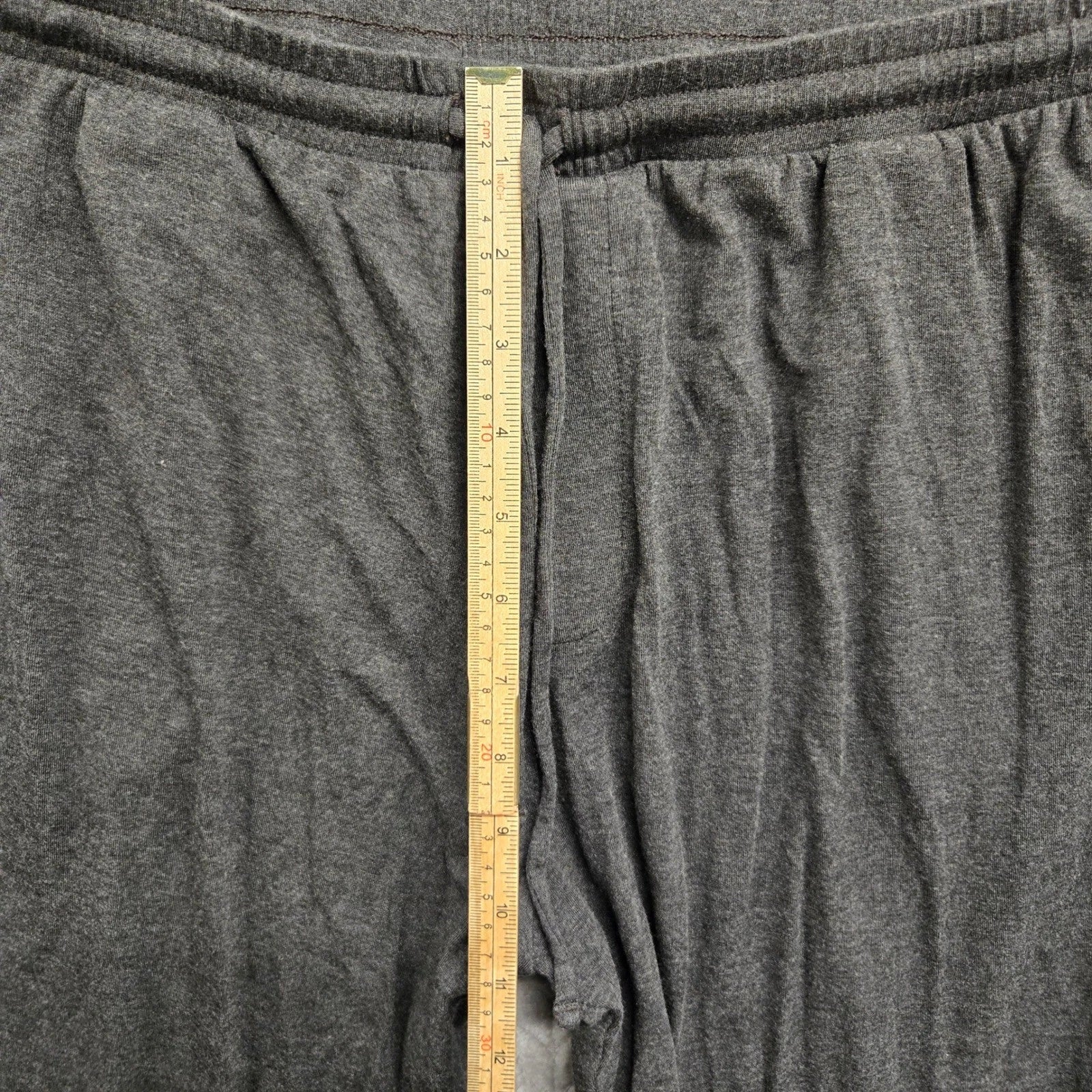 Eberjey Henry Mens Gray Modal Blend Lounge Pajama Set Henley Long Sleeve Medium