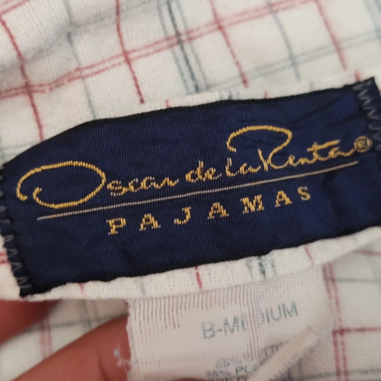 Vintage Pajamas Lot Mens Oscar De La Renta 4 Sets Tops Bottoms Medium