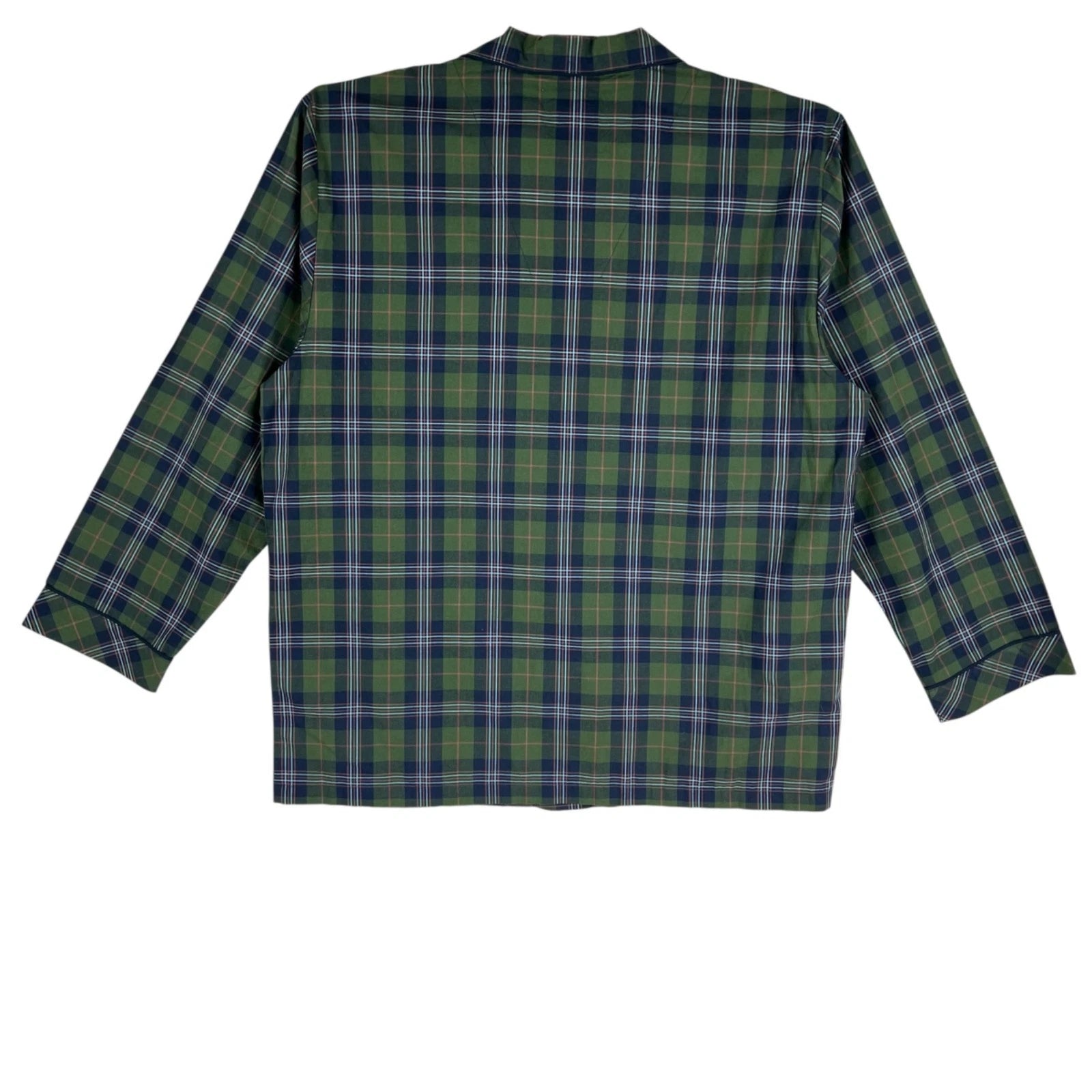 Stafford Men's Regular Fit Olive Plaid 2 Pieces Sleepwear Set Size XL Olive NWT