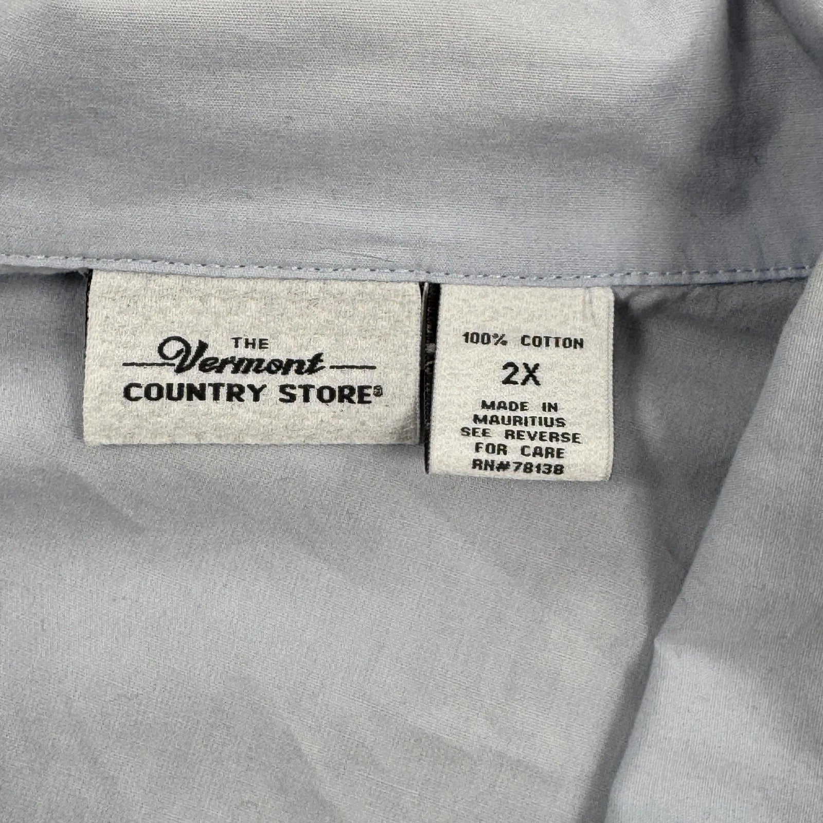 Vermont Country Store Pajama Set Mens 2XL Long Sleeve Button Up Pants Sleepwear
