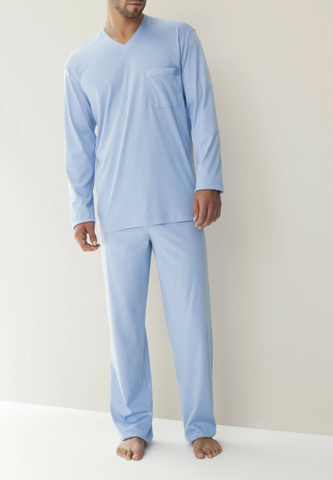 Zimmerli Men's Sky Blue Pyjama Set