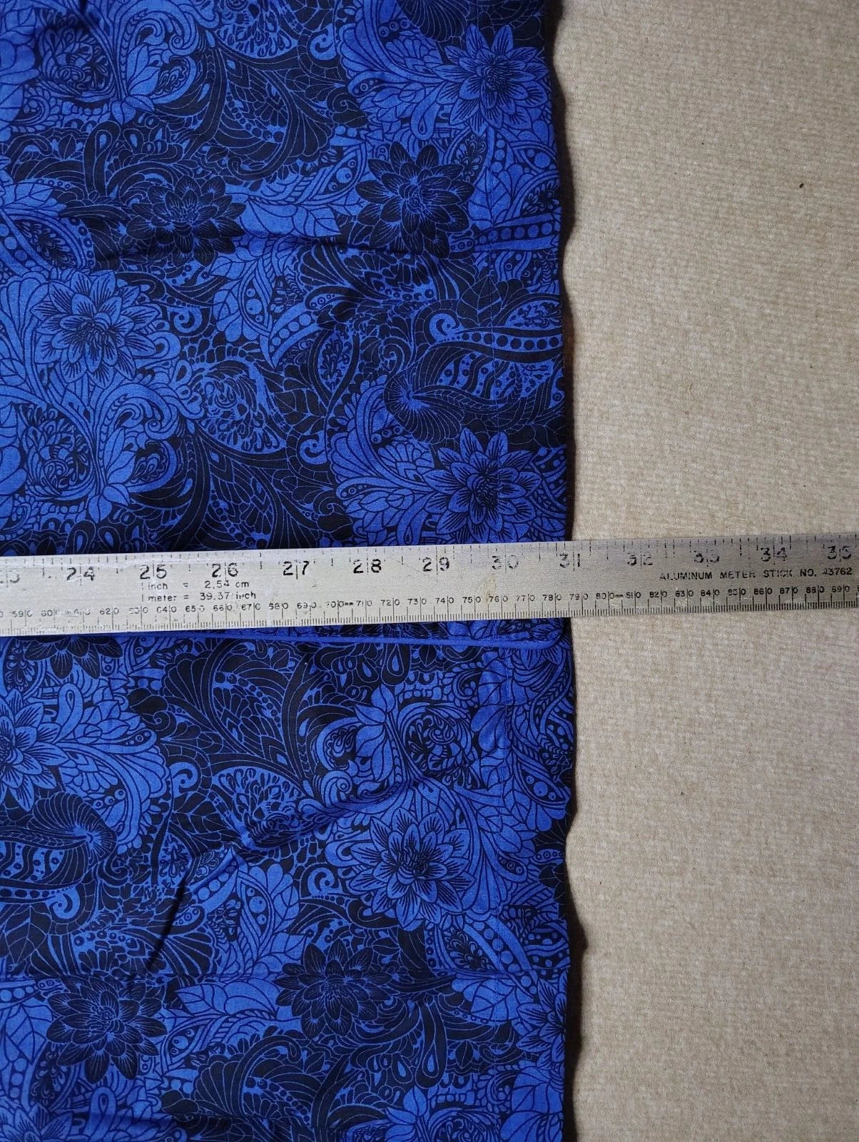 Robert Graham Men's Pajama 2-Piece Set Blue Black Floral Paisley Size Large NWT