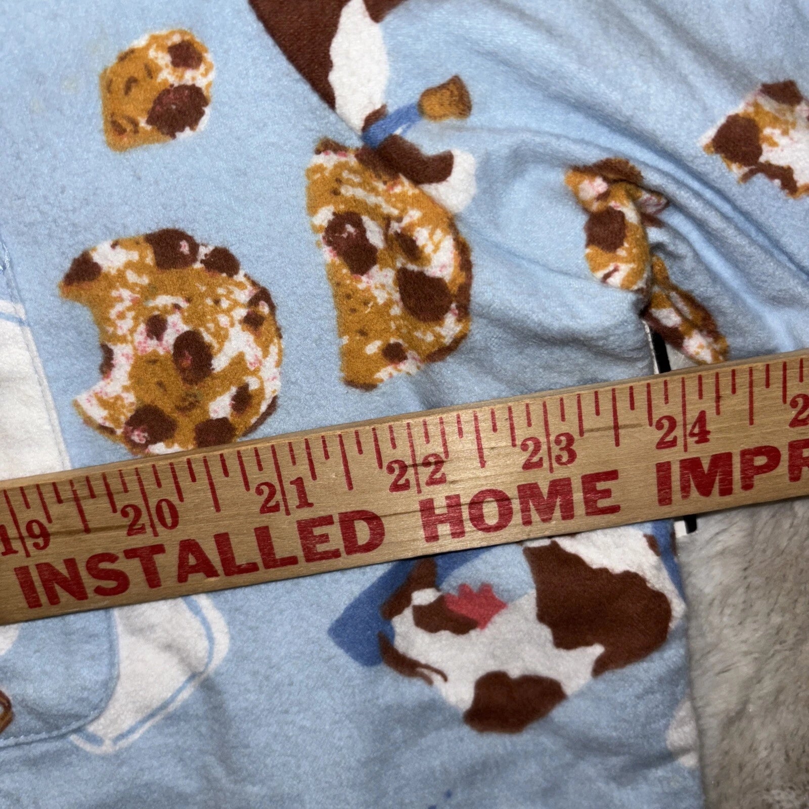 Vintage 90’s ESLEEP Pajamas Set Sz XL Cows Milk Cookies New Pants Top Loungewear