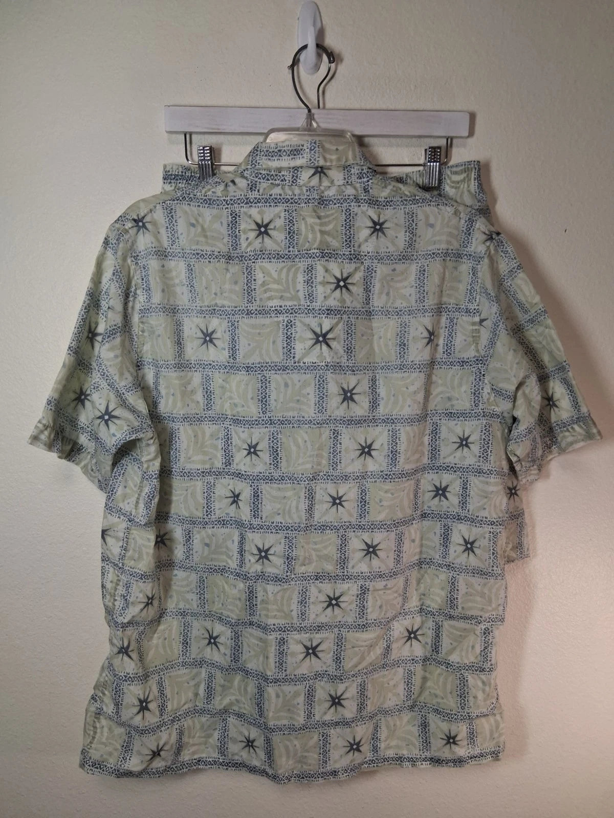 VTG Sears Men's Pajama Set Shorts and Button Down Casual Grandpa Y2K Size Medium