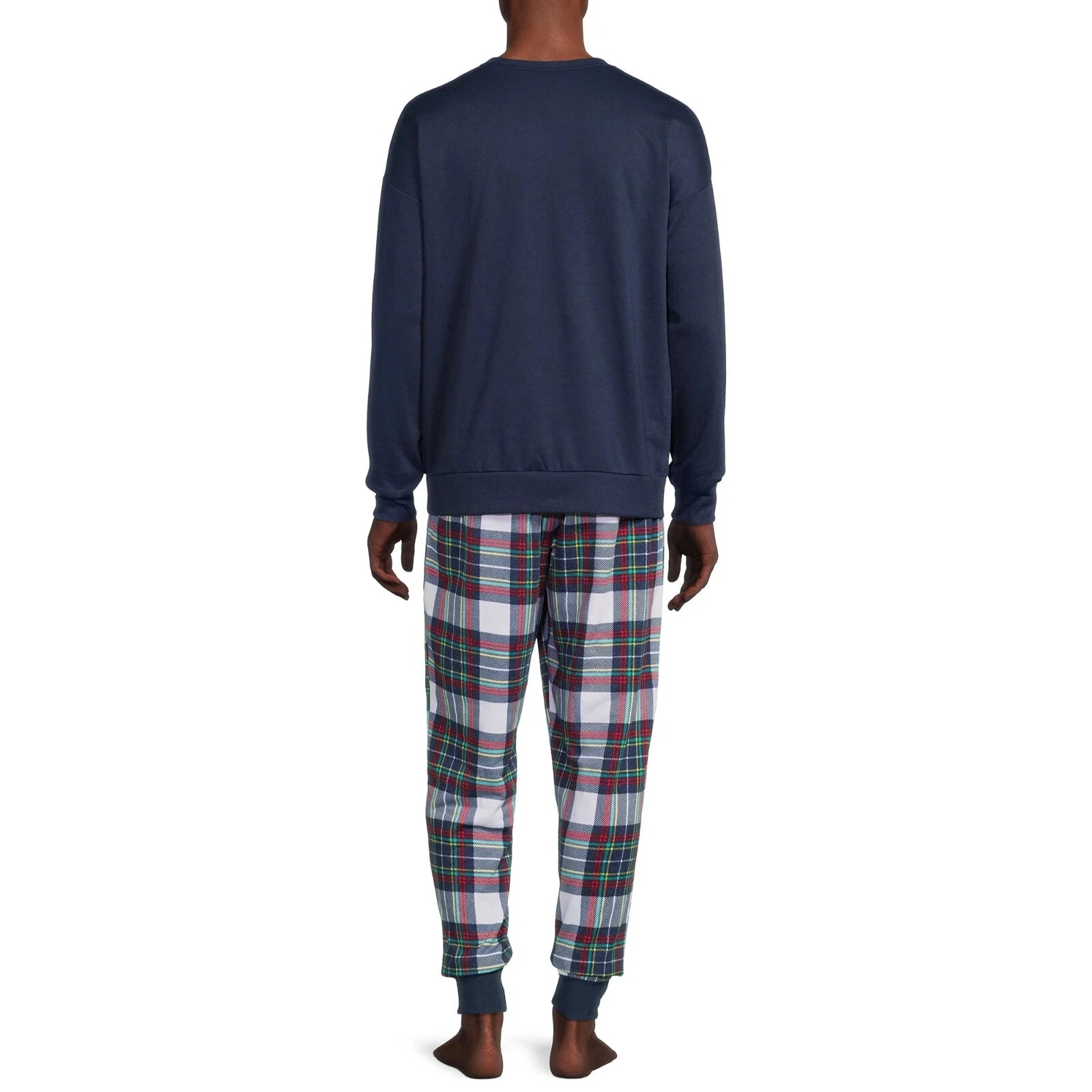 Joyspun Mens Holiday Pajama Lounge Flannel Set 2-Piece Size L 42-44 Christmas