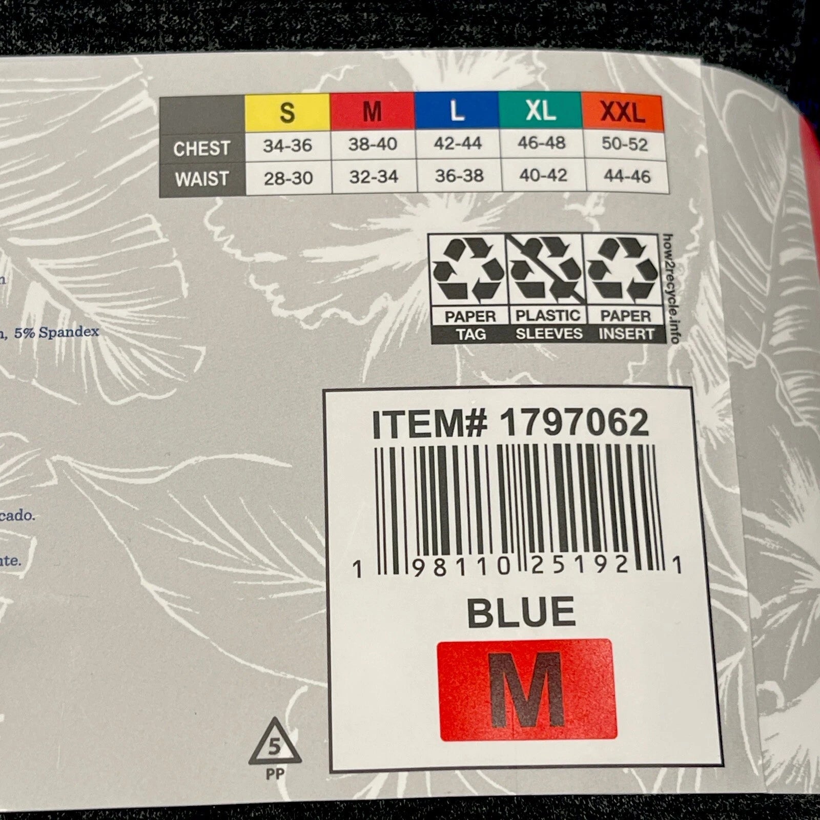 Tommy Bahama Pajamas Blue & Grey Men’s lounge Set Pants Shirt Thermal-Sz.Medium