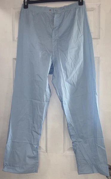 Savile Row Blue Two Piece Pajama Set Size Medium