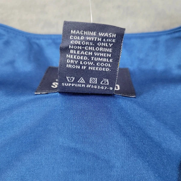 Stafford Pajama Set Satin Star Sapphire Sleepwear S/S Shirt & Shorts Mens M NWT