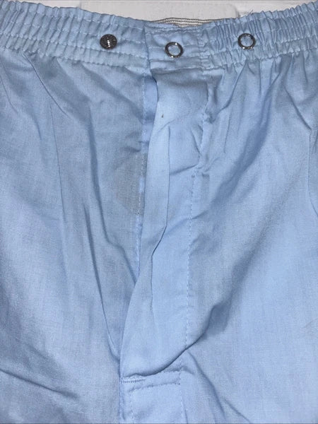 Savile Row Blue Two Piece Pajama Set Size Medium