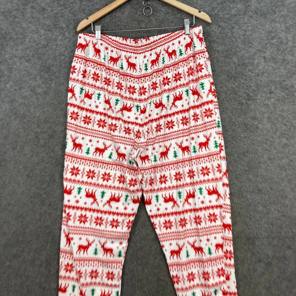 Unbranded Christmas Pyjamas Mens Size 2XL Two Piece Shirt Pants 10303