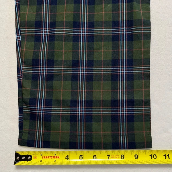 Stafford Men's Regular Fit Olive Plaid 2 Pieces Sleepwear Set Size XL Olive NWT