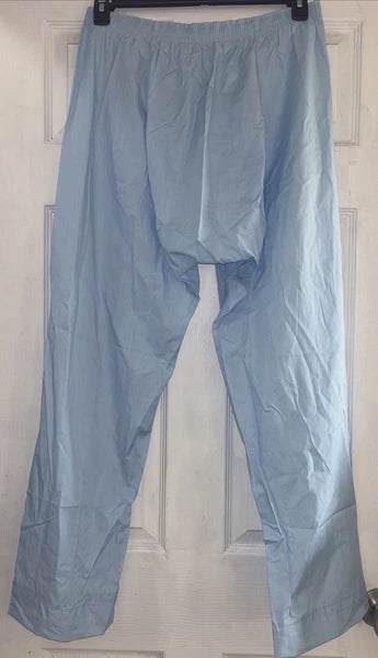 Savile Row Blue Two Piece Pajama Set Size Medium