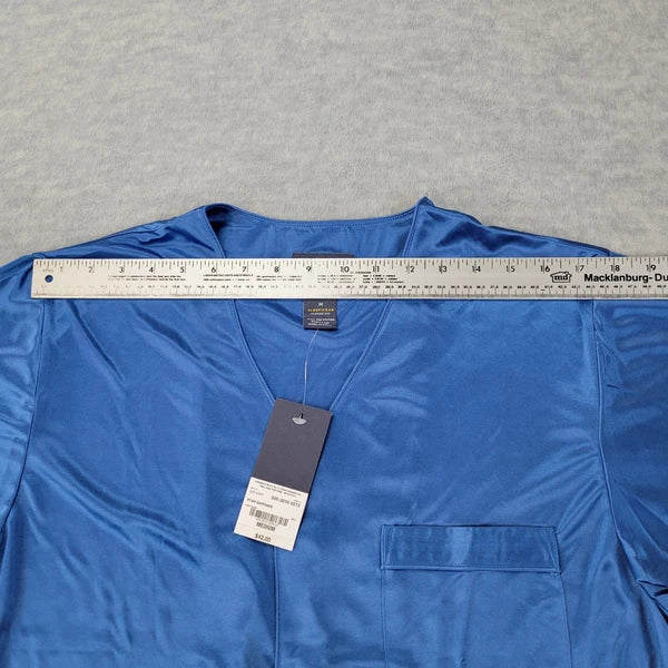 Stafford Pajama Set Satin Star Sapphire Sleepwear S/S Shirt & Shorts Mens M NWT