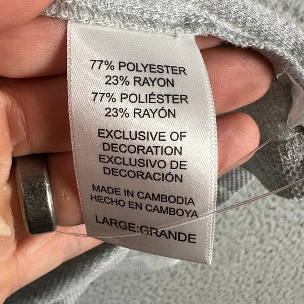 Tommy Bahama Island Sleepwear Mens 2 Piece Pajama Set Large Grey Blue Jogger NEW