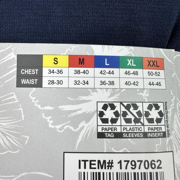 Tommy Bahama Pajamas Men's L Blue Grey Waffle Lounge Set 2-Piece Pants Shirt