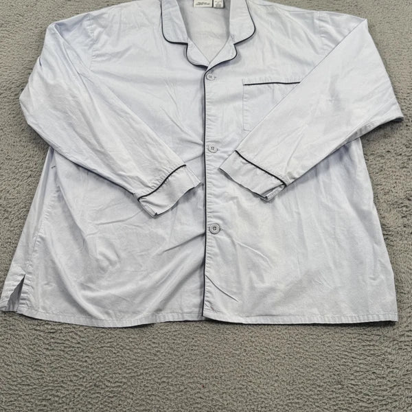 Vermont Country Store Pajama Set Mens 2XL Long Sleeve Button Up Pants Sleepwear