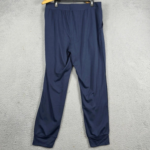 Tommy Bahama Island Sleepwear Mens 2 Piece Pajama Set Large Grey Blue Jogger NEW