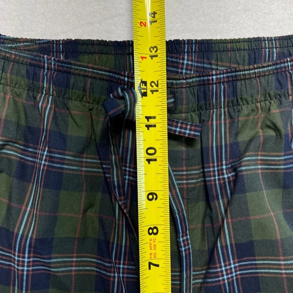 Stafford Men's Regular Fit Olive Plaid 2 Pieces Sleepwear Set Size XL Olive NWT