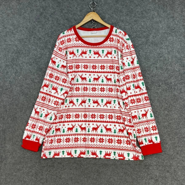 Unbranded Christmas Pyjamas Mens Size 2XL Two Piece Shirt Pants 10303