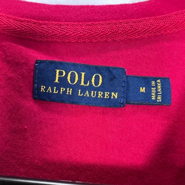 Polo Ralph Lauren Bear Pajama Set Mens Medium Red Long Sleeve lounge Sleepwear