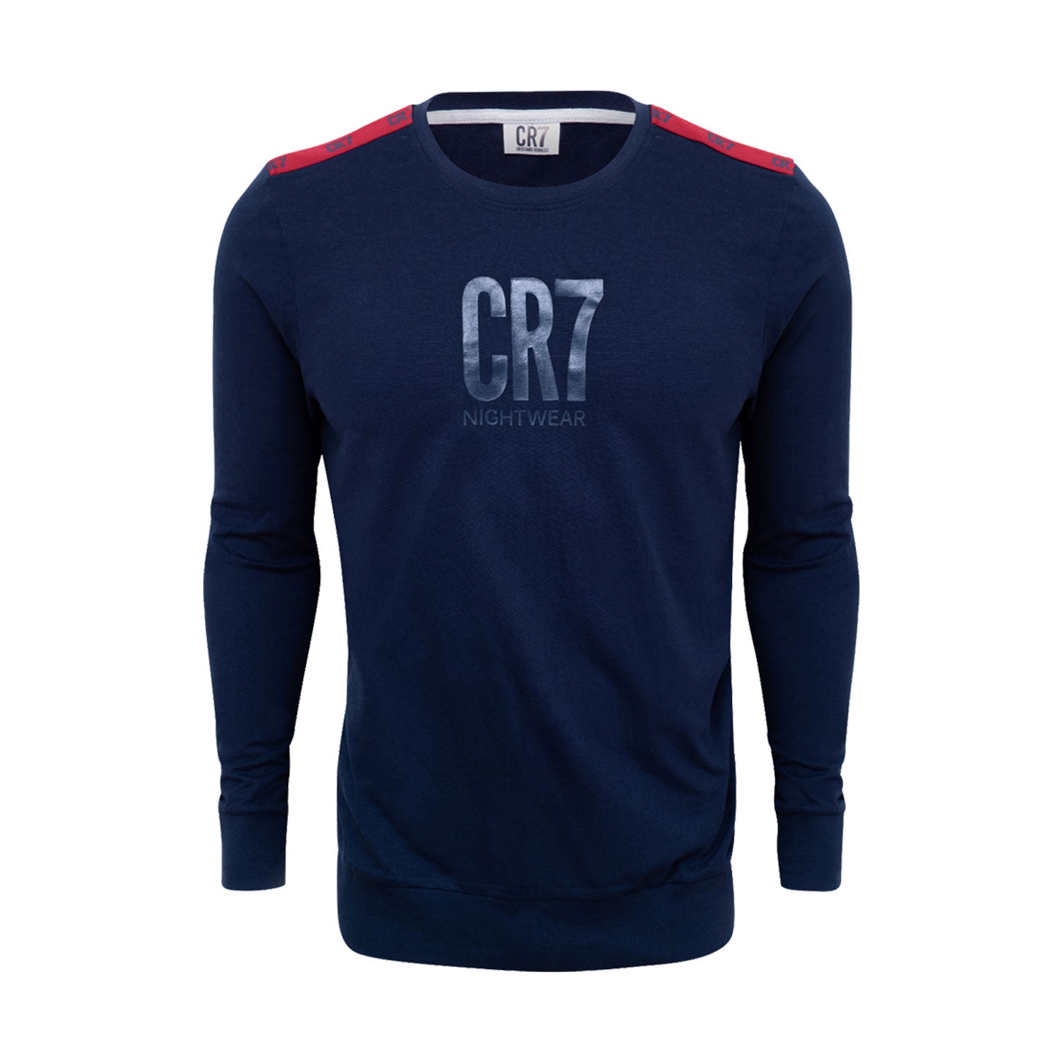 CR7 Boys Pyjama Long Sleeve Top & Bottoms Breathable Cotton Lounge Set