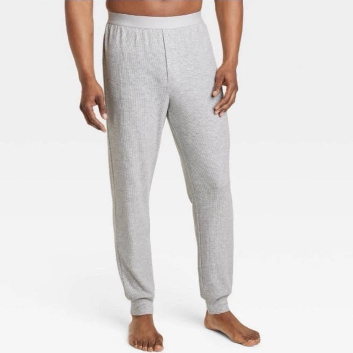 Men’s Size XL Wondershop Grey Waffle Pajama Pants