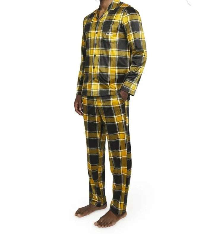 New Snoop Dogg  Dogg Style  Mens 2pc Pajama  Set Pans & Button Up Shirt