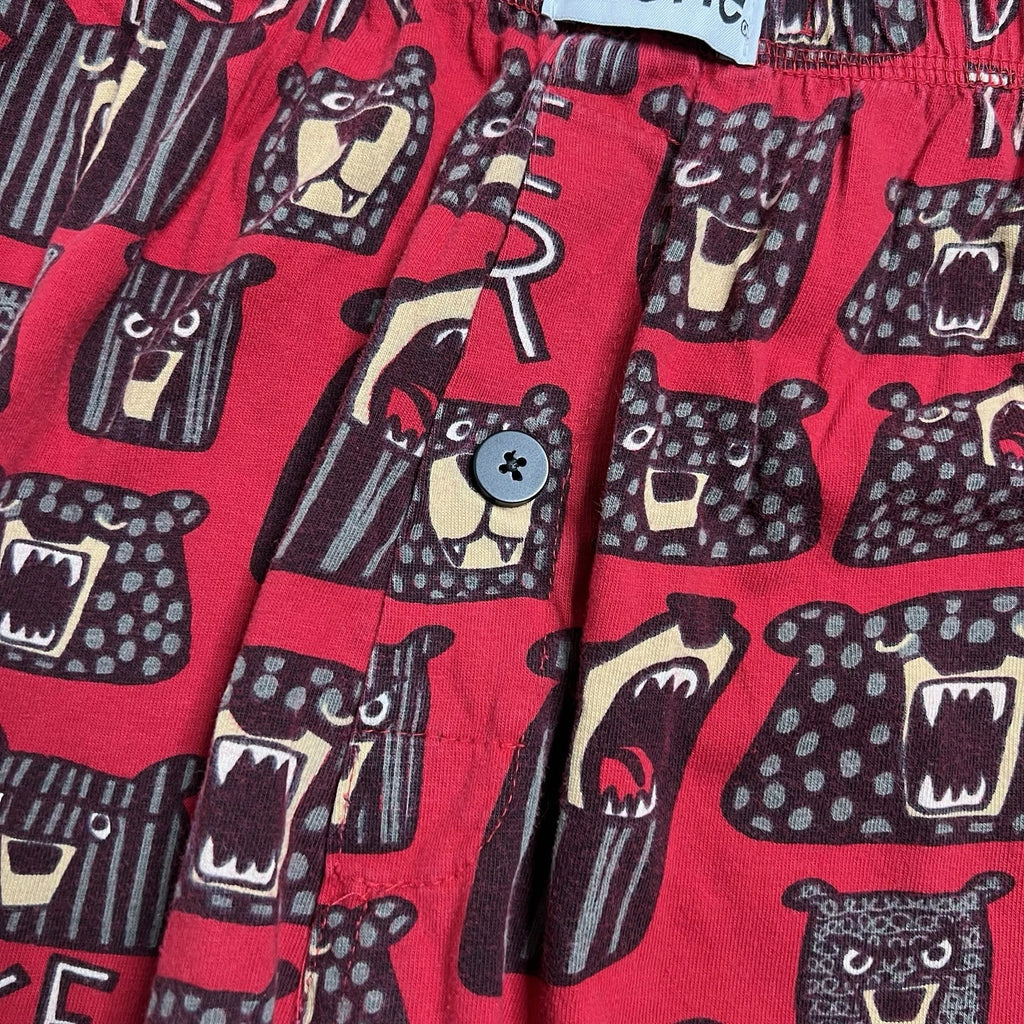 Lazy One Don’t Wake The Bear Mens Pajama Set, Pants and Shirt - Size L