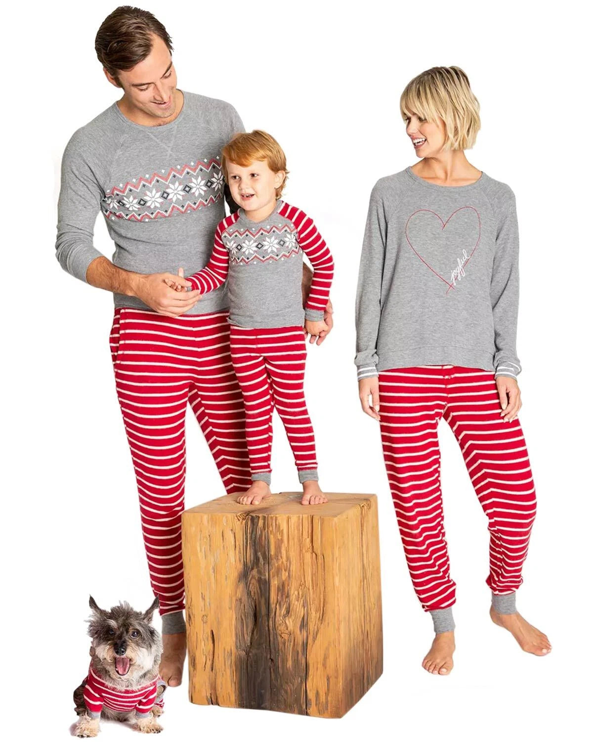 PJ Salvage Mens Holiday Trim Pajama Set X-Large Red - NWT
