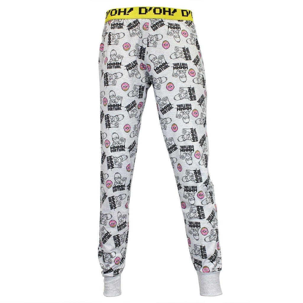 Homer Simpson The Simpsons Pyjamas Adults Mens S M L XL XXL PJs Pyjama Set Donut