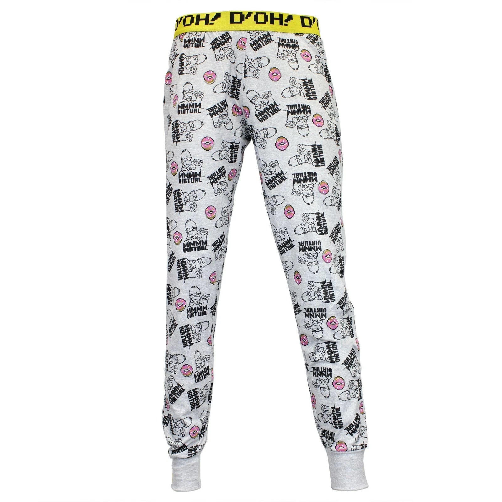Homer Simpson The Simpsons Pyjamas Adults Mens S M L XL XXL PJs Pyjama Set Donut