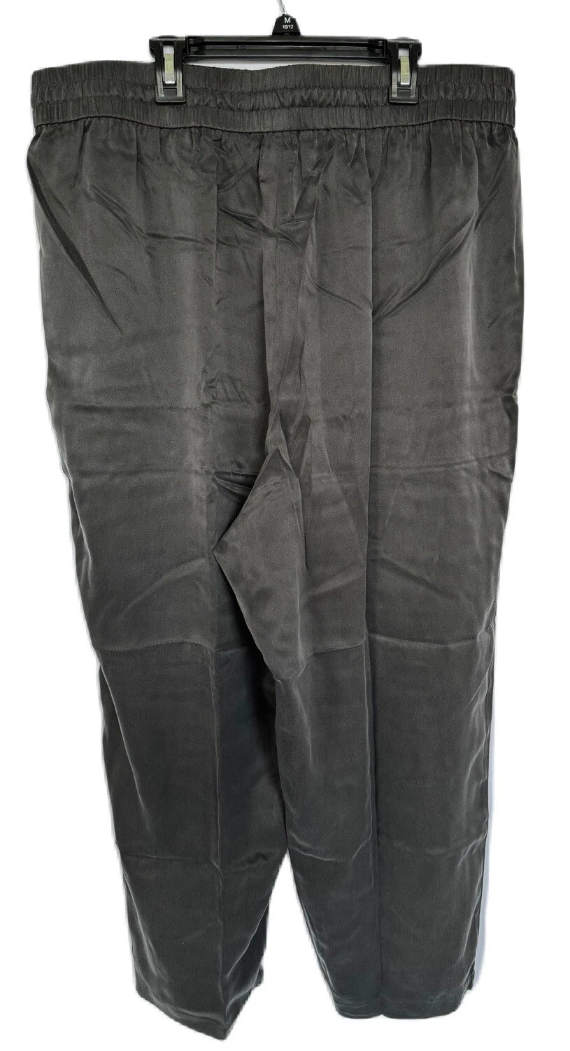 Lahgo Lunya Washable Silk Men’s Pajama Set Size XXL New Meditative Grey
