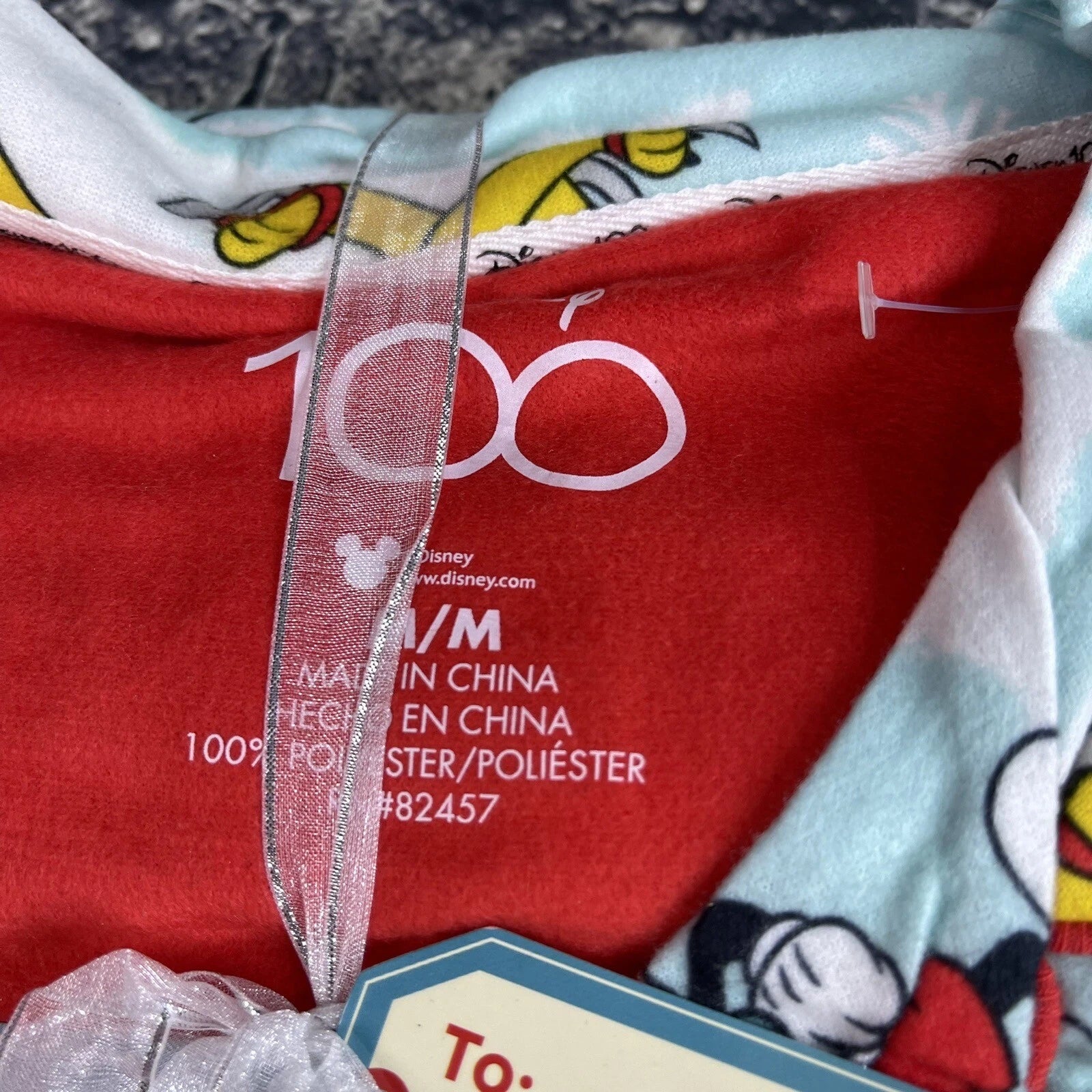 Disney Men's Medium 100 Years Retro Reimagined Family Matching Pajama Set