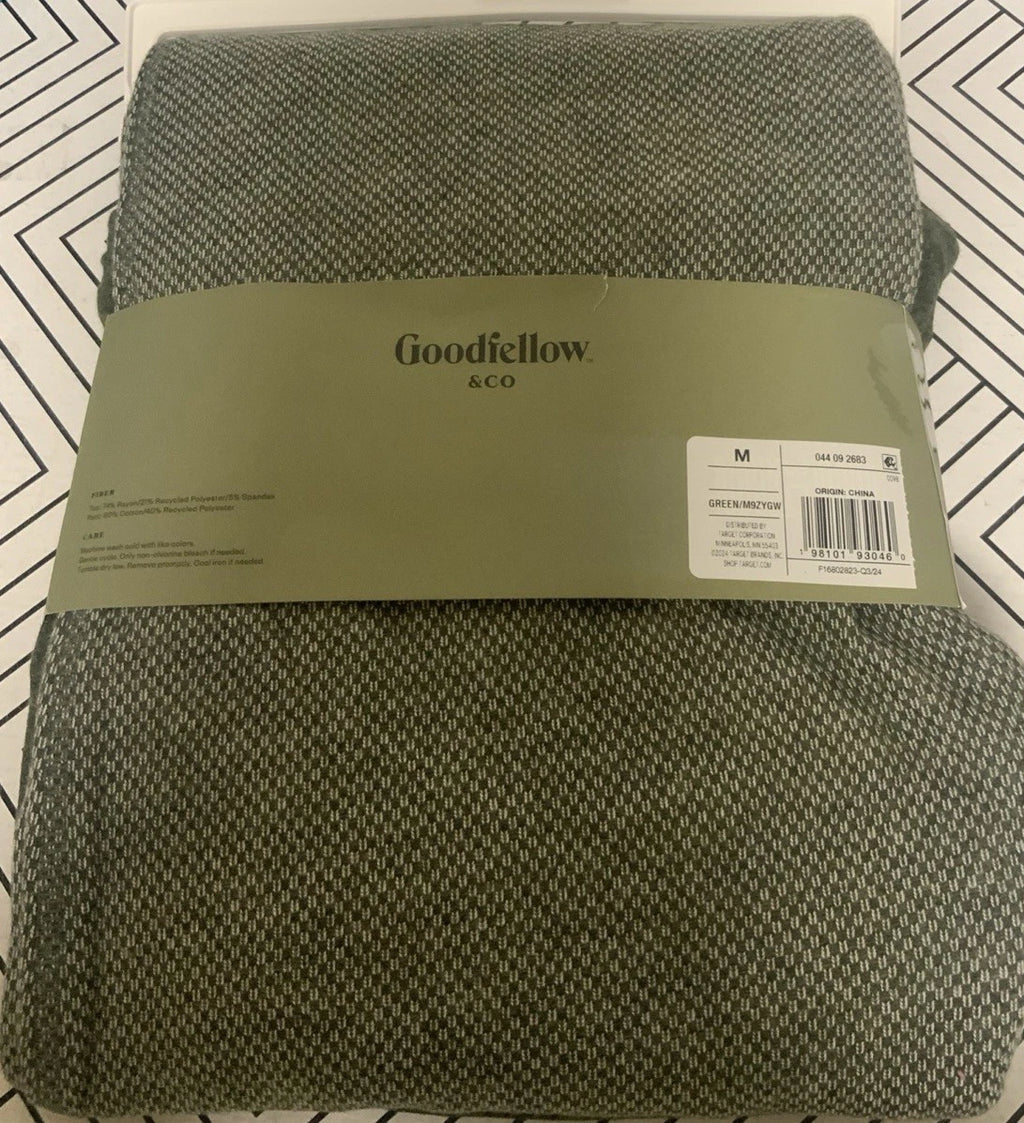 🥥 Goodfellow & Co Men's 2 Piece Green Pajama Set Size (M)🆕