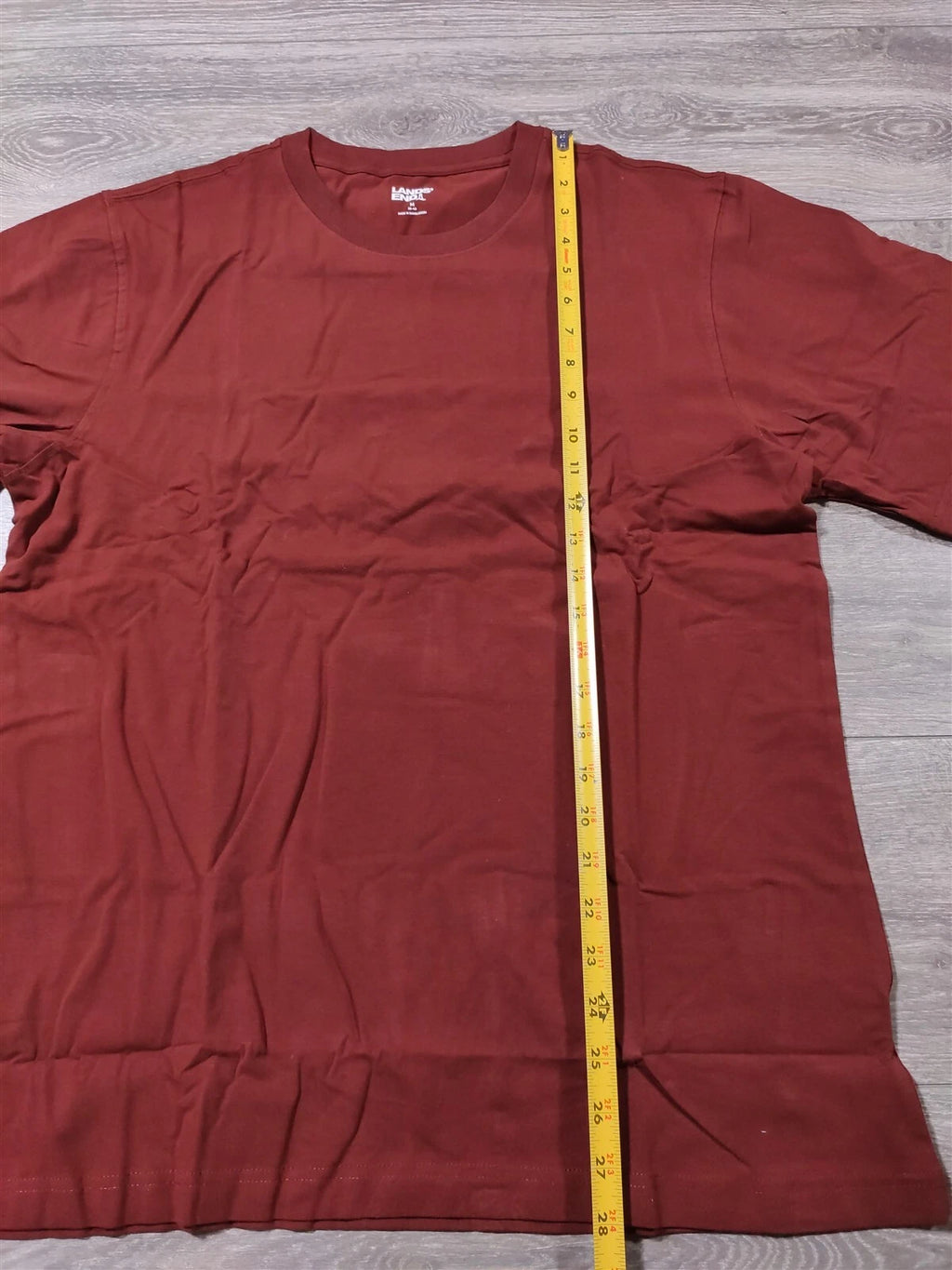 Lands End Pajama Set Adult Medium Red Plaid Lounge Pant PJs Shirt Gift Mens