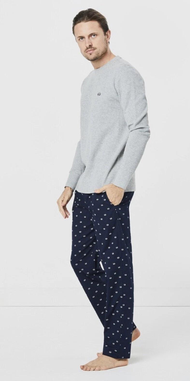 Coast Clothing Co Emblem Mens Pyjamas. Flannelette or Cotton